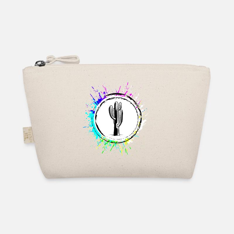 Kaktus Element Bunt Bio-Täschchen