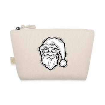 Weihnachtsmann - Bio-Täschchen - Natur - Vorne