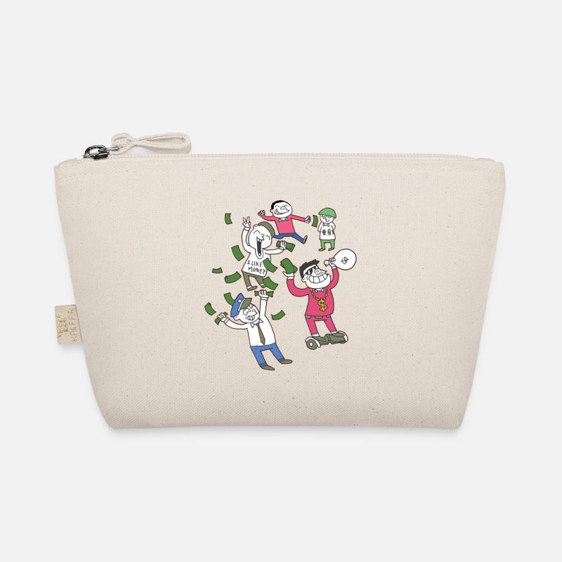 Ich kike Geld - Bio-Täschchen - Natur