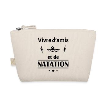 Vivre d'amis et de natation, fête des pères, noël - Trousse biologique - nature - Devant