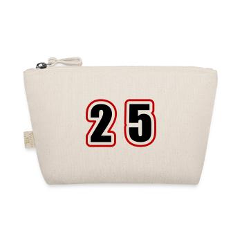 25 Number College - Organic Pouch - nature - Front