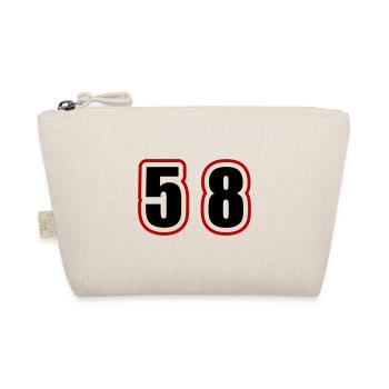 58 Number College - Organic Pouch - nature - Front