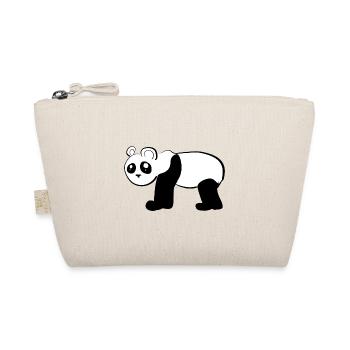 Bear Panda Animal Symbol - Organic Pouch - nature - Front