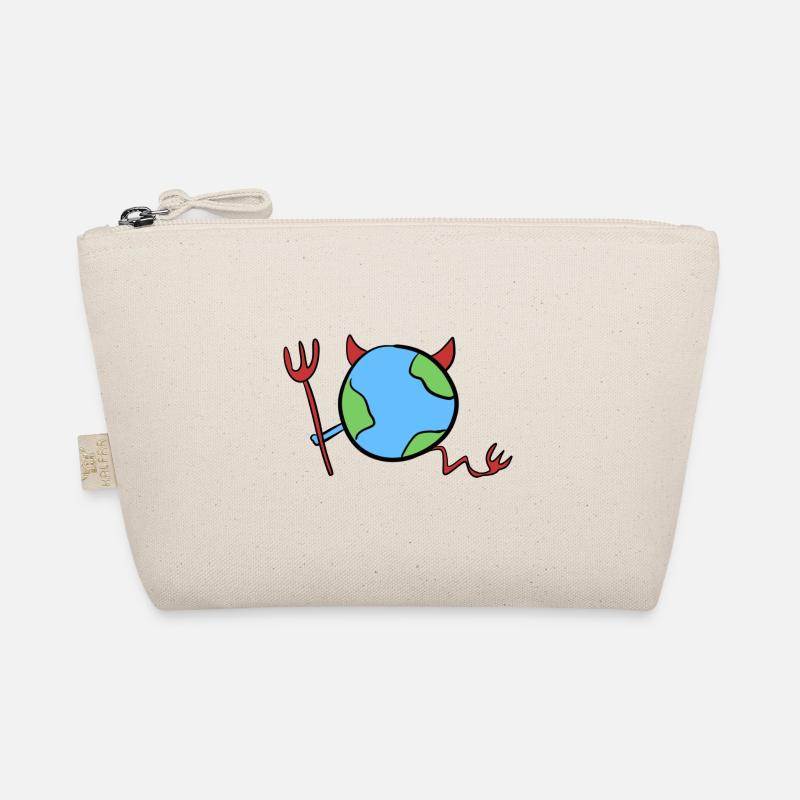 Common earth world devil angry evil Organic Pouch