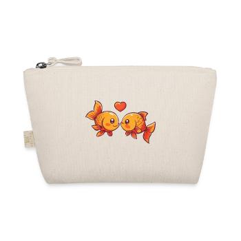 Poisson rouge Couple Amour Couple Amoureux Poissons - Trousse biologique - nature - Devant