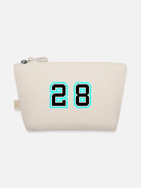 28 number symbol - Organic Pouch - nature - Front