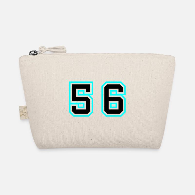 56 Number Symbol Organic Pouch