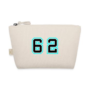 62 Number Symbol - Organic Pouch - nature - Front