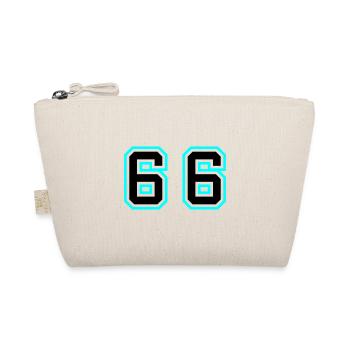 66 Number Symbol - Organic Pouch - nature - Front