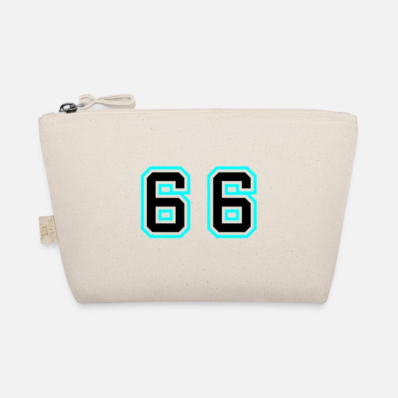 66 Number Symbol Organic Pouch