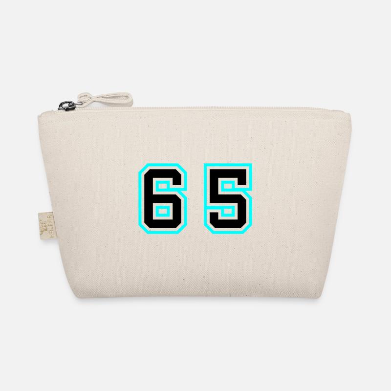 65 Number Symbol Organic Pouch