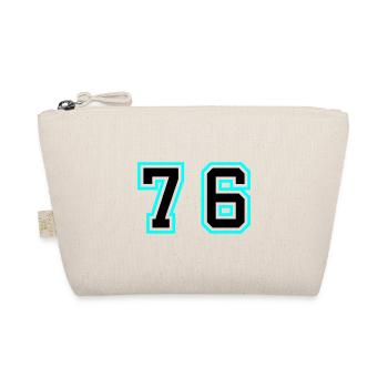 76 Number Symbol - Organic Pouch - nature - Front