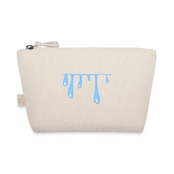 gouttes d’eau motif de ligne de bave - Trousse biologique - nature - Devant