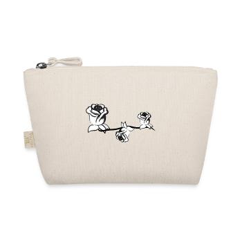 Three plants rose flower rose stroke - Organic Pouch - nature - Front