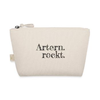 Artern rockt - Textdesign mit Stadtnamen - Bio-Täschchen - Natur - Vorne
