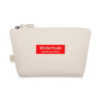 Winterhude - Ortsschild/Bezirksschild Hamburg - Bio-Täschchen - Natur - Vorne