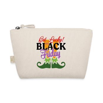 Glück haben, es ist Black Friday - Bio-Täschchen - Natur - Vorne