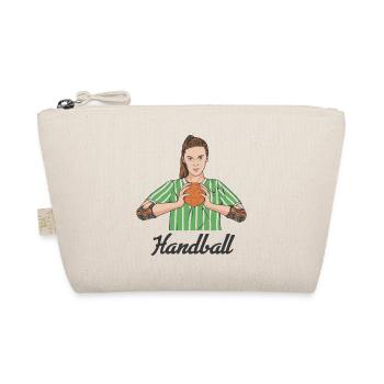 Joueur de handball Handball Outfit Handball Joueur de handball - Trousse biologique - nature - Devant