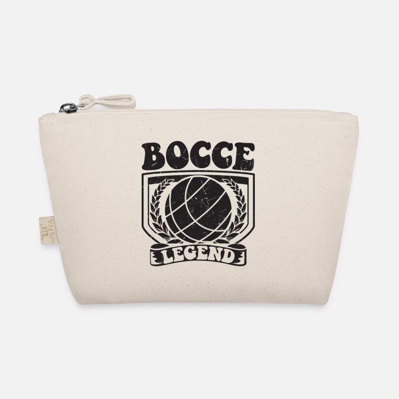 Bocce Legend Saying Bocce Ball with Jack Bocci Organic Pouch