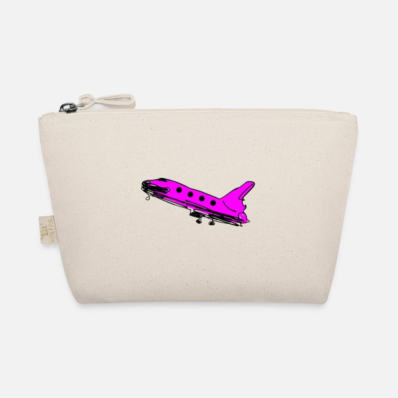 pink rocket travel travel fly rocket Organic Pouch
