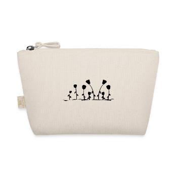 fleurs naturelles motif de ligne de terre rose - Trousse biologique - nature - Devant