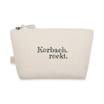 Korbach rockt - Textdesign mit Stadtnamen - Bio-Täschchen - Natur - Vorne