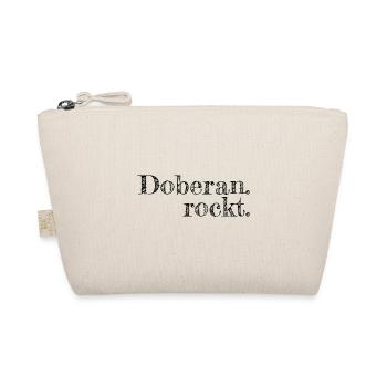 Doberan rockt - Textdesign mit Stadtnamen - Bio-Täschchen - Natur - Vorne