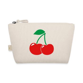 Kirsche Kostüm Faschingskostüm Obst Verkleidung - Bio-Täschchen - Natur - Vorne