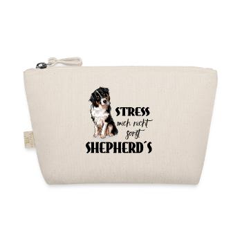 AUSTRALIAN SHEPHERD - Stress mich nicht - Bio-Täschchen - Natur - Vorne