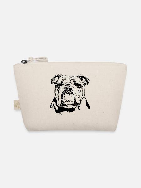 ENGLISCHE BULLDOGGE English Bulldog Wilsigns Hunde - Bio-Täschchen - Natur