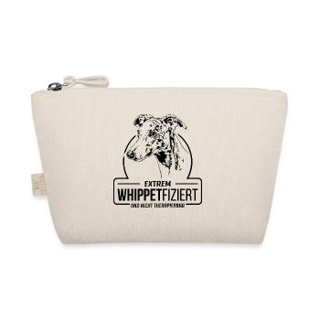 WHIPPETFIZIERT Whippet Hunde Spruch Wilsigns - Bio-Täschchen - Natur - Vorne