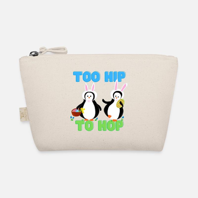 Too Hip to Hop Pingu Easter Bunny Organic Pouch