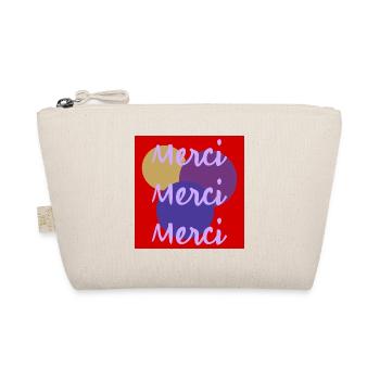 MERCI. THANKS. THANK YOU. ANNIVERSAIRE. NAISSANCE. - Trousse biologique - nature - Devant