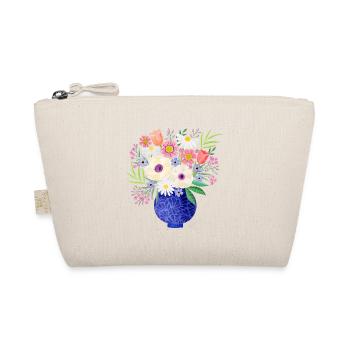 Blumenstrauß. Modern. Personalisierbares Geschenk. - Bio-Täschchen - Natur - Vorne