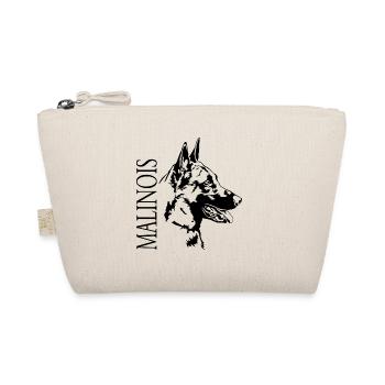 Malinois Portrait Hund Hunde Wilsigns - Bio-Täschchen - Natur - Vorne