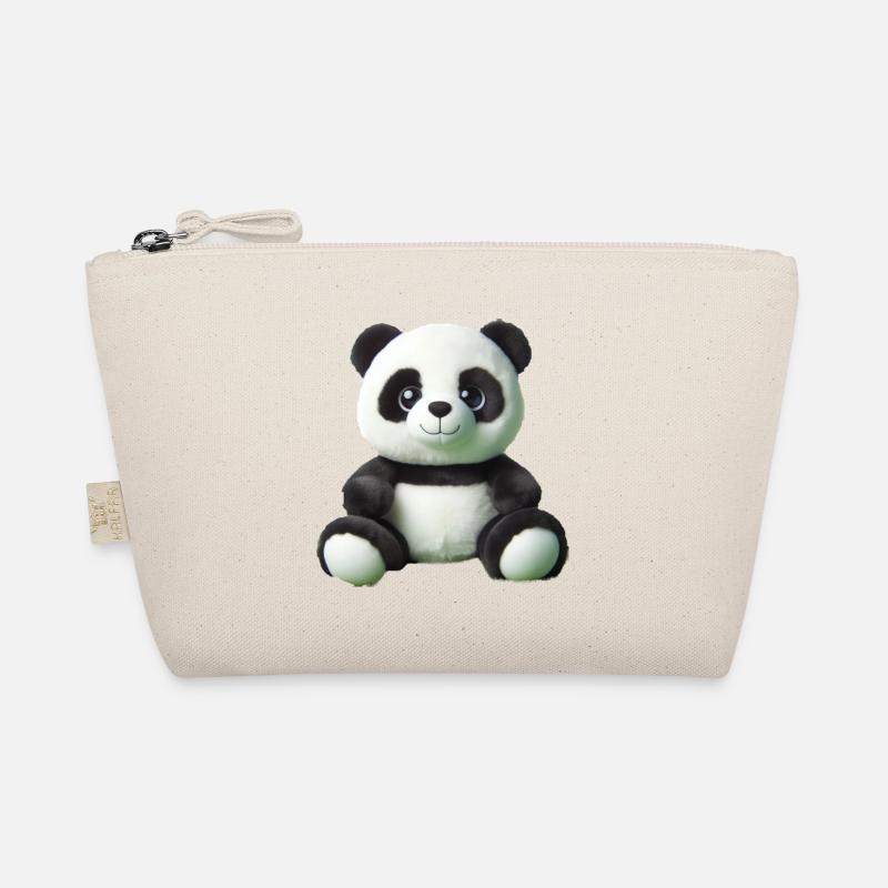Panda - Bio-Täschchen - Natur