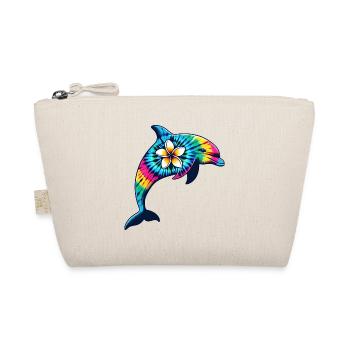Tie Dye Dolphin Vacation 2024 Hawaii - Organic Pouch - nature - Front
