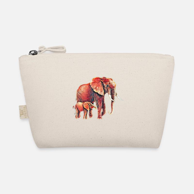 Elephant - Organic Pouch - nature
