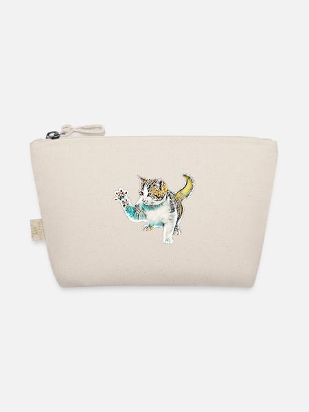 Katze - Bio-Täschchen - Natur
