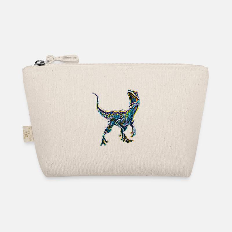 Velociraptor - Bio-Täschchen - Natur