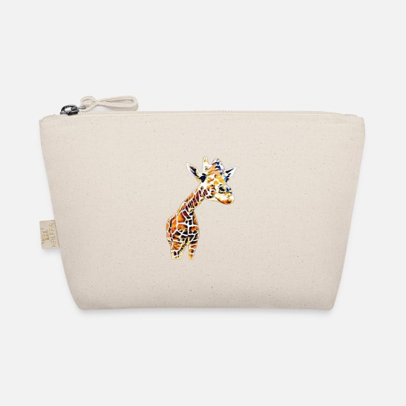 giraffe - Organic Pouch - nature