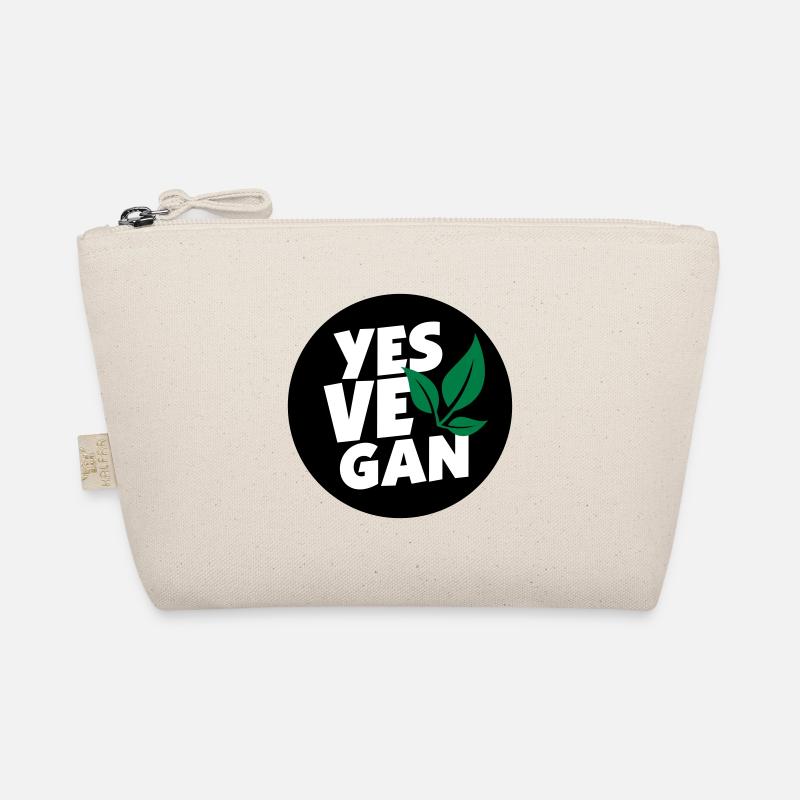 Yes Vegan / Yes ve gan (3c) - Bio-Täschchen - Natur