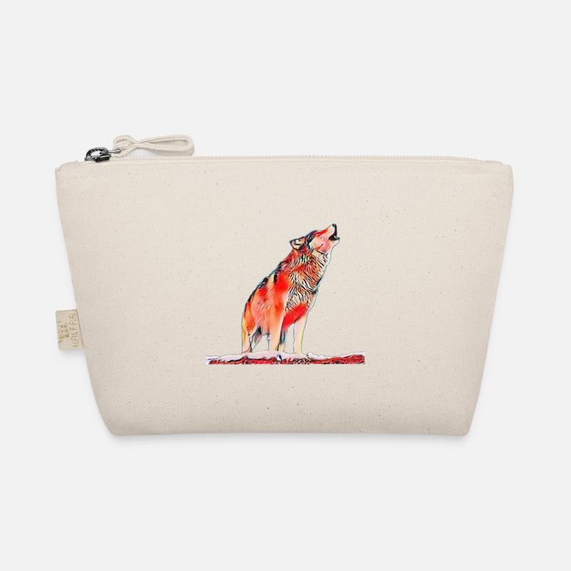 wolf - Organic Pouch - nature