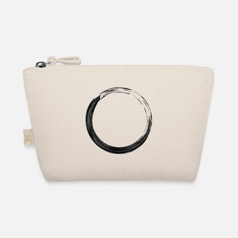Black circle Organic Pouch