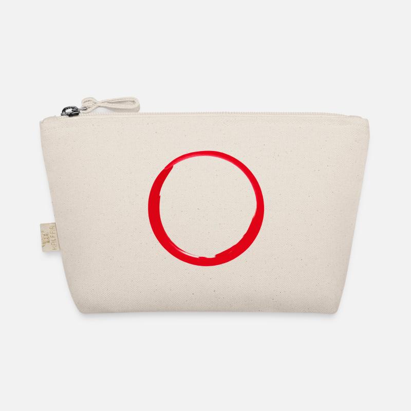 Red circle Organic Pouch
