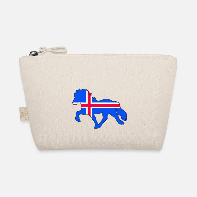 tölter flag iceland - Bio-Täschchen - Natur