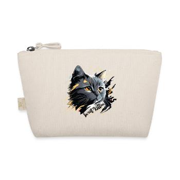 gray kitten, cat - Organic Pouch - nature - Front