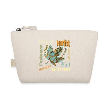 Autumn font with sheet E 204 - Organic Pouch - nature - Front
