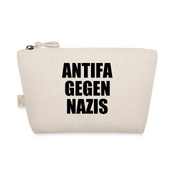 Antifa gegen nazis - Bio-Täschchen - Natur - Vorne