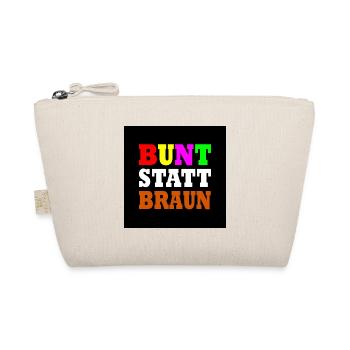 Bunt statt braun - Bio-Täschchen - Natur - Vorne